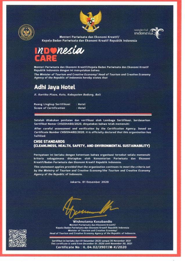 Adhi Jaya Hotel Kuta Lombok Eksteriør bilde